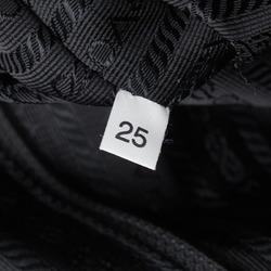 Prada Triangle Plate Shoulder Bag BT0168 Black Nylon Women's PRADA