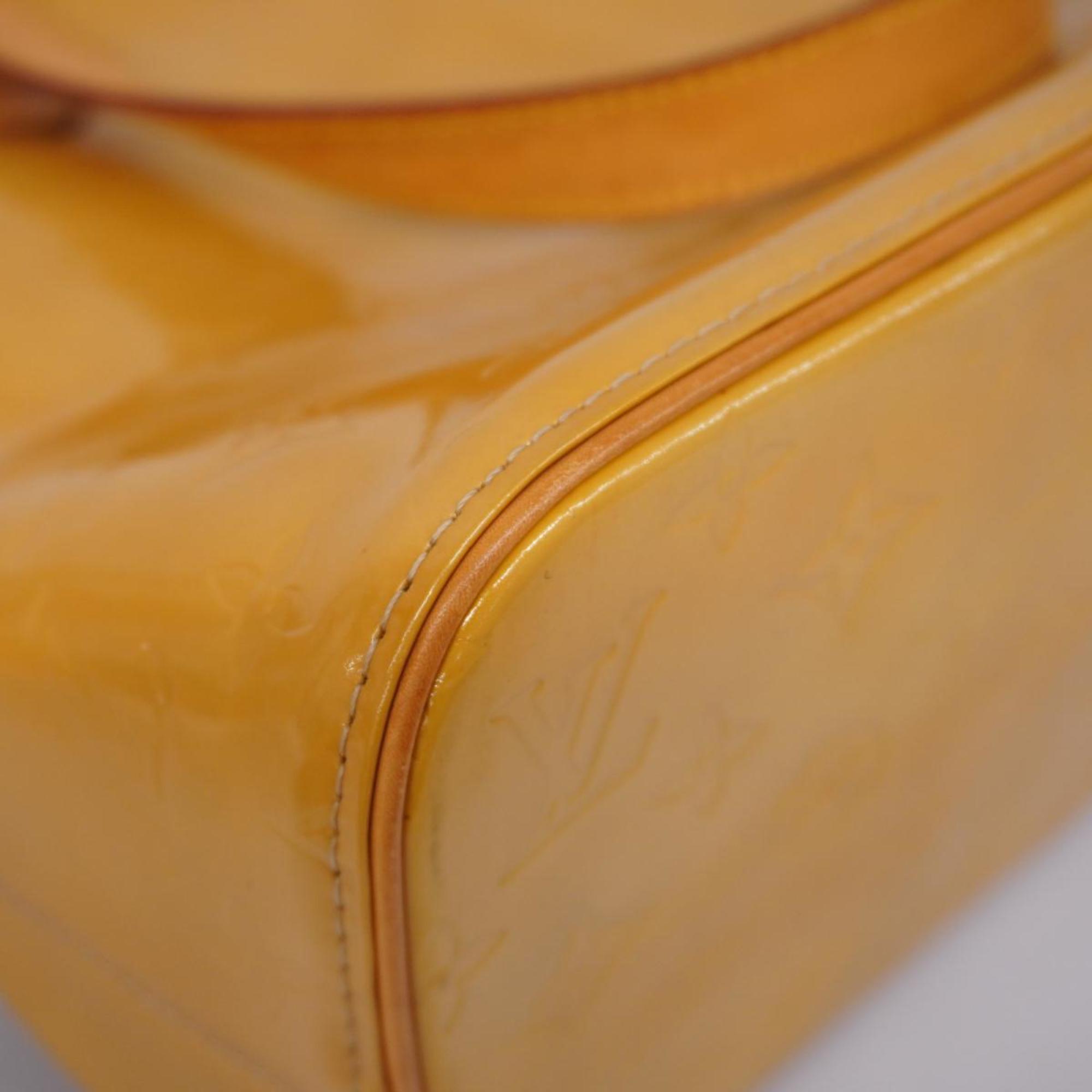 Louis Vuitton Tote Bag Vernis Houston M91004 Beige Women's
