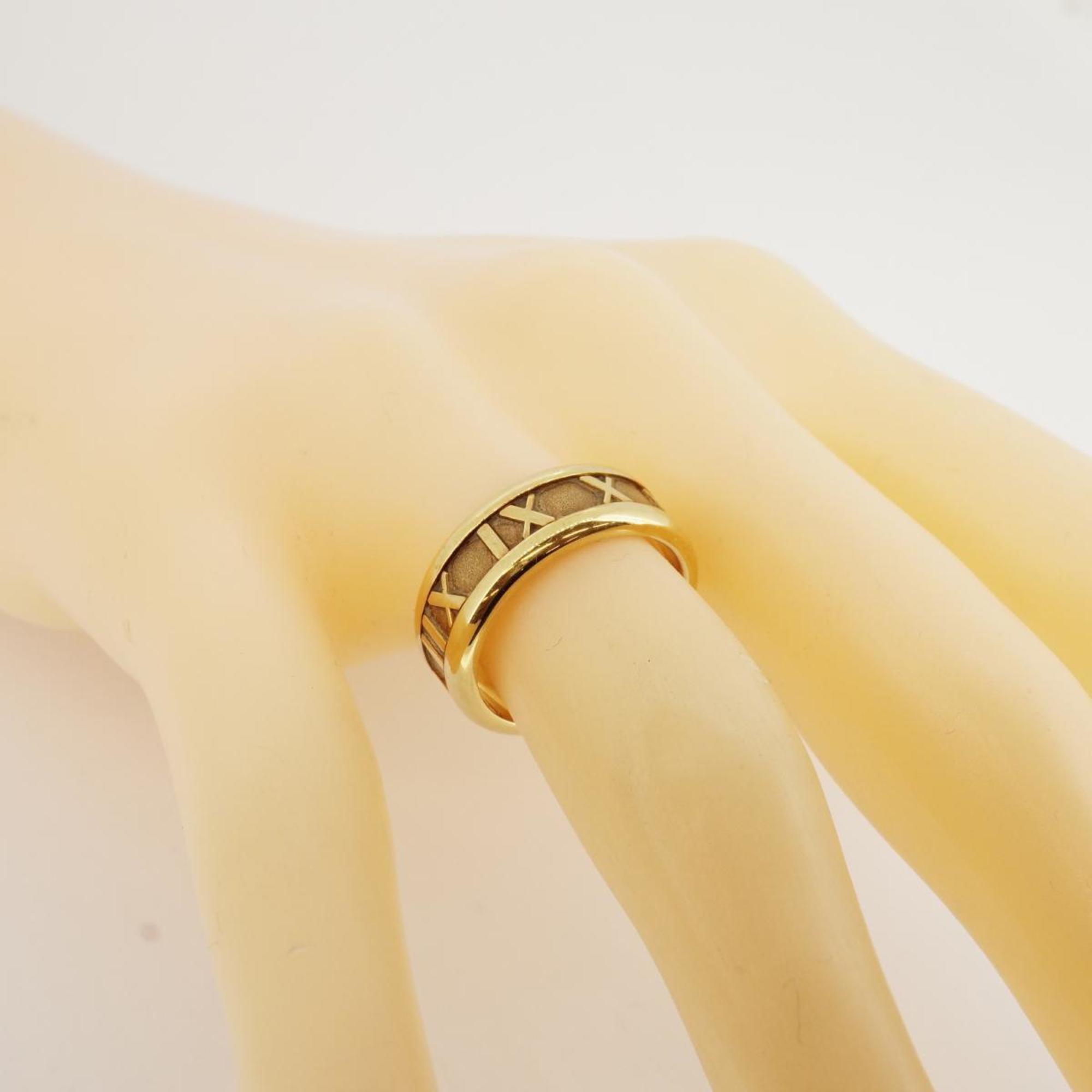 Tiffany Ring Atlas K18YG Yellow Gold Ladies