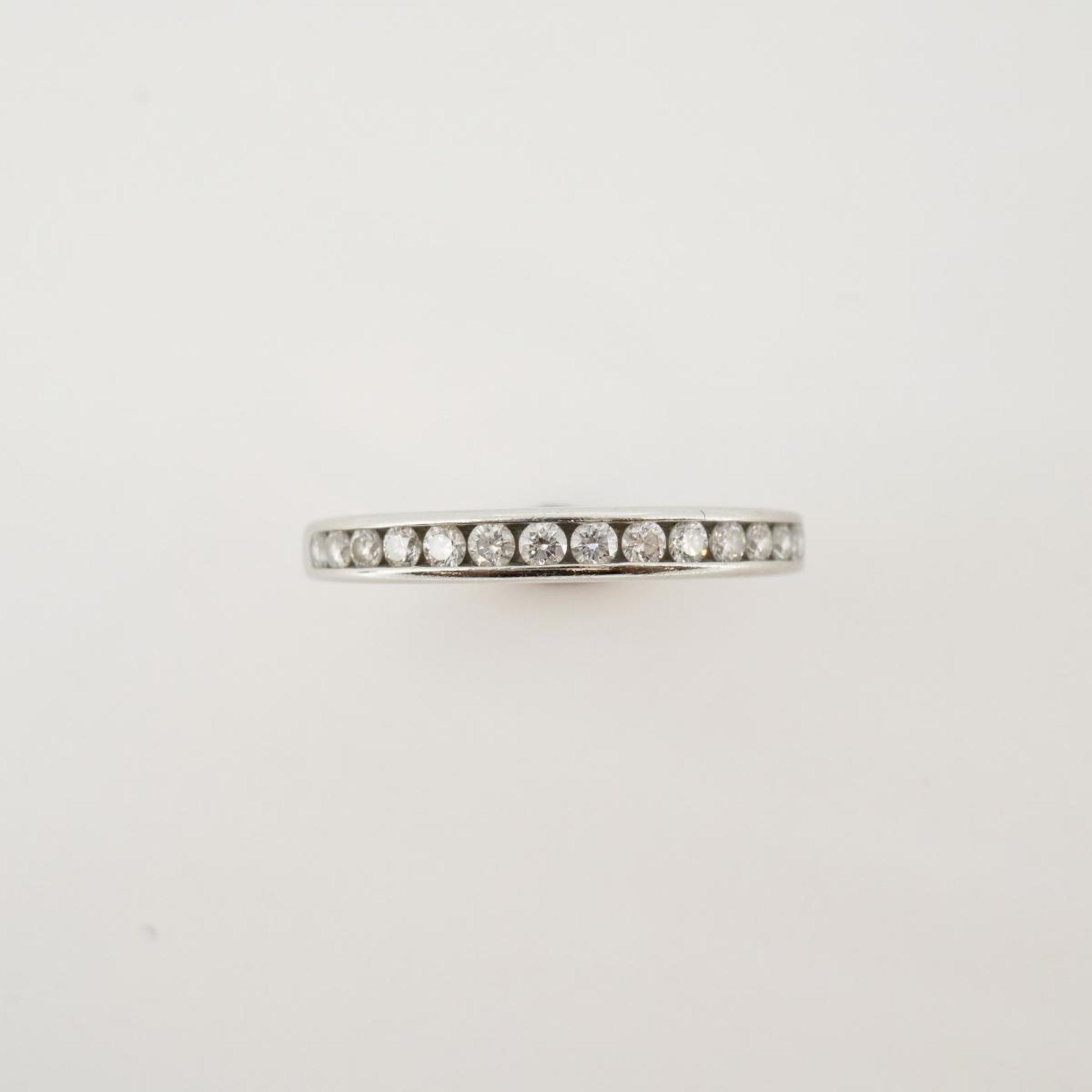 Tiffany ring half eternity diamond Pt950 platinum ladies