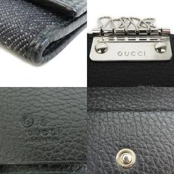 GUCCI Key Case GG Canvas Black Unisex 150402 h30218i