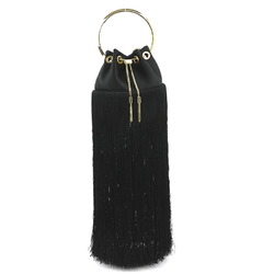 JIMMY CHOO handbag shoulder bag satin black ladies h30234f