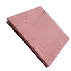 CARTIER Card Case Business Holder Happy Birthday/Coated Leather Light Pink Women's w0160g