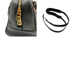 LOEWE Handbag Shoulder Bag Anagram Leather Black/Multicolor Gold Women's z0426