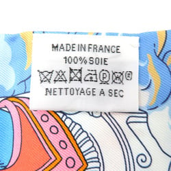 Hermes Twilly Sur Mon Nuage My Cloud Silk Marine Ciel Scarf Muffler 0085HERMES 6A0085IBP5