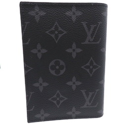 Louis Vuitton Couverture Passport Case Monogram Eclipse IC Tag M64501 Black 0085LOUIS VUITTON Men's 6B0085AI5