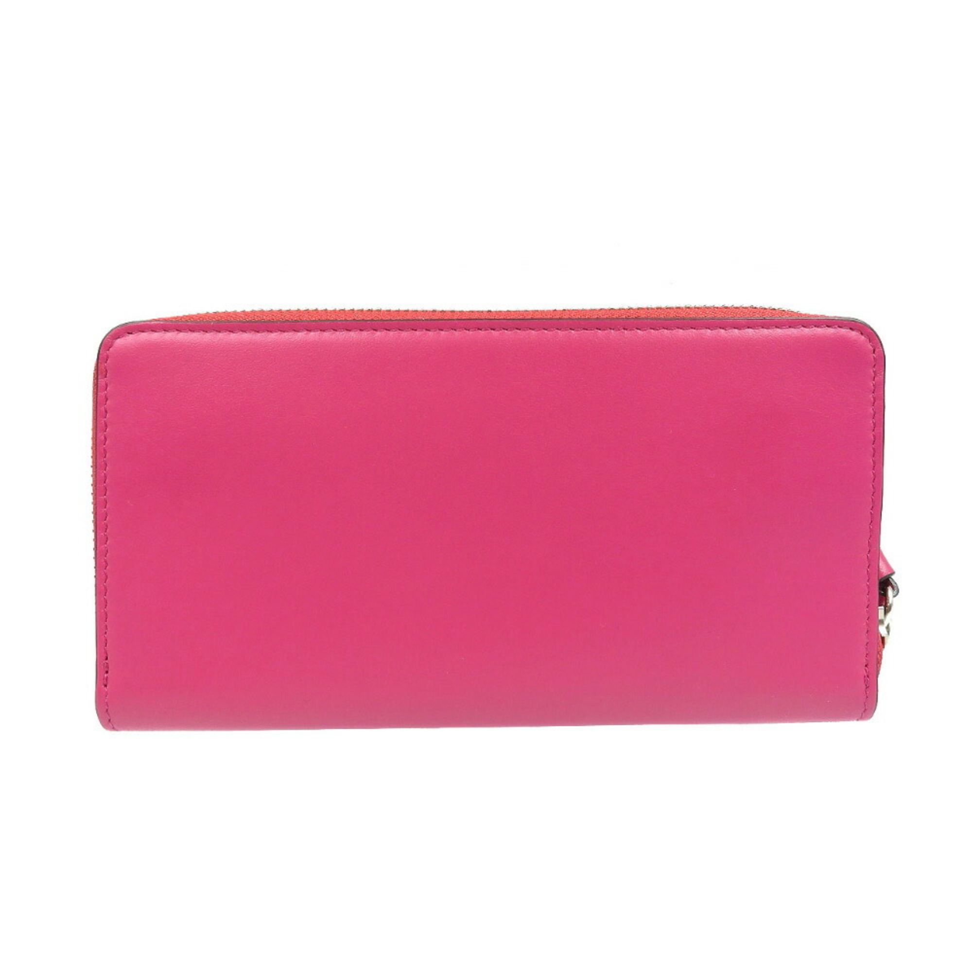 Jimmy Choo Pippa Leather Pink Round Long Wallet 0073JIMMY CHOO 6A0073IEE5