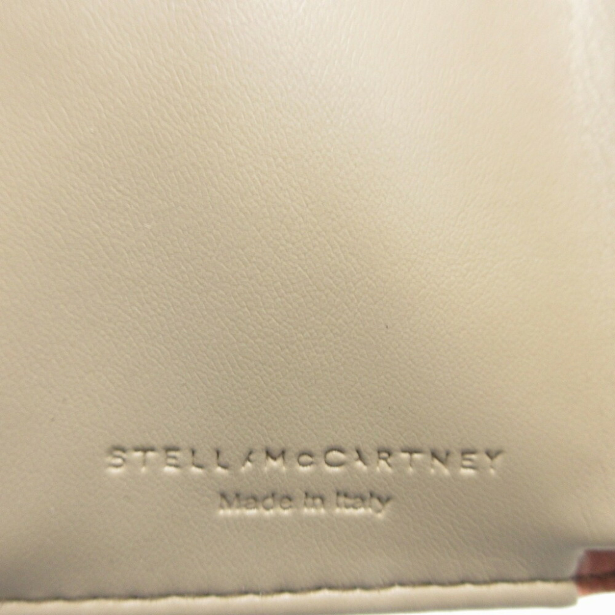 Stella McCartney Falabella Compact Wallet Polyester Khaki Tri-fold 0048STELLA MCCARTNEY 6C0048GG4