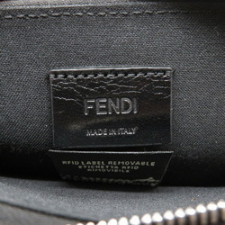 Fendi Monster Leather Black 7M0270 Coin Case Purse Wallet 0122 FENDI Men's 6B0122IGZ5