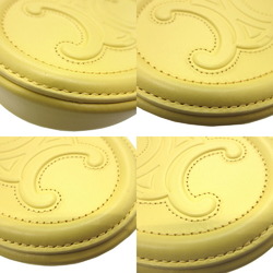 Celine Triomphe 10I483 Leather Yellow Coin Case 0108 CELINE 6B0108AAA5