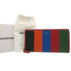 Balenciaga BAZAR 443655 Leather Multicolor Round Long Wallet 0106BALENCIAGA 6B0106IAE5