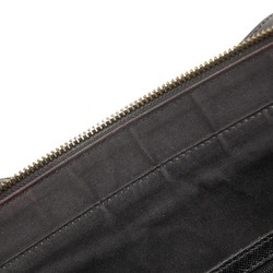 Burberry Nova Check Handbag Bag Beige Black Canvas Leather Women's BURBERRY