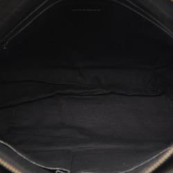 Burberry Nova Check Handbag Bag Beige Black Canvas Leather Women's BURBERRY