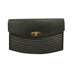 Louis Vuitton Clutch Bag Epi Prebourg M52562 Noir Ladies