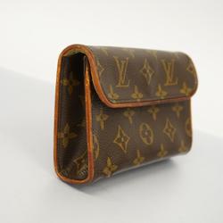 Louis Vuitton Pouch Monogram Pochette Florentine M51855 Brown Ladies