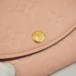 Louis Vuitton Wallet Monogram Empreinte Porte Monnaie Rosari M81520 Rose Poodle Ladies