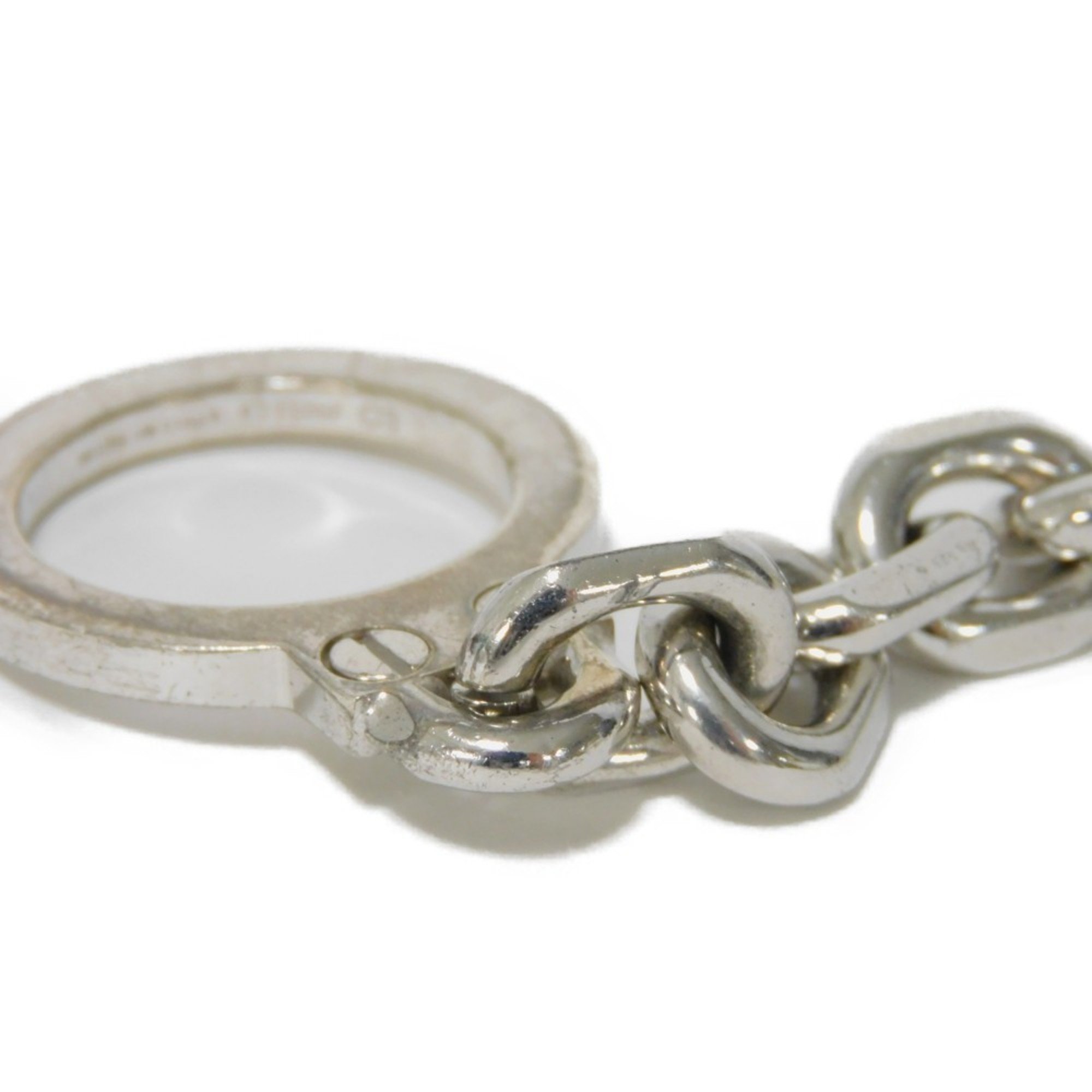 CELINE Bracelet Chain Triomphe Golden Handcuff C3 L Rhodium New Ag925 Silver 46Y186SIL.36SI Men's Women's