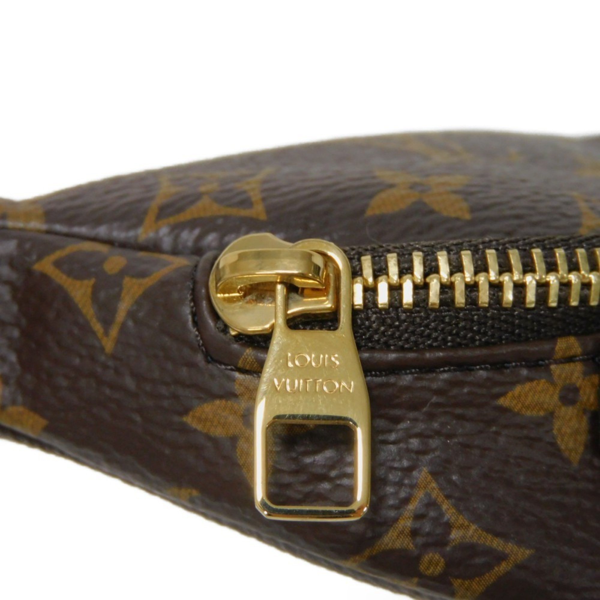 Louis Vuitton LOUIS VUITTON Bracelet Brassley Bumbag Maroon Noir Brown Black Monogram M6562A Women's