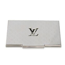 Louis Vuitton LOUIS VUITTON Card Case Porte Carte Champs Elysees LV Business Holder Pass Monogram Flower Metal Silver M65227 Men's