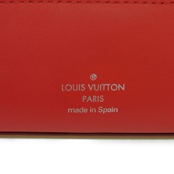 Louis Vuitton LOUIS VUITTON Pen Case Truth Elisabeth LV Flower Brown Red Pencil Circle Monogram Rouge GI0009 Men's Women's