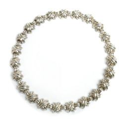 TIFFANY&Co. Tiffany Silver 925 Signature Necklace 90.8g 41cm Women's