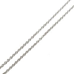 TIFFANY&Co. Tiffany Pt950 Platinum Jazz Circle Diamond Necklace 3.3g 41cm Women's