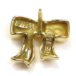 TIFFANY&Co. Tiffany K18YG Yellow Gold Ribbon Earrings 4.7g for Women