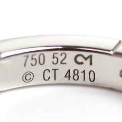 CARTIER Cartier K18WG White Gold Lanier Ring, Size 12, 52, 6.1g, Women's