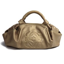 LOEWE Anagram Nappa Aire Handbag Gold Women's