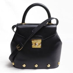 Salvatore Ferragamo 2-Way Shoulder Bag Black AN211668 Women's