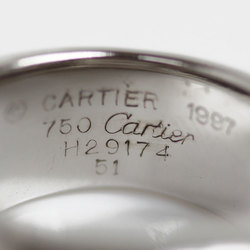 CARTIER Cartier K18WG White Gold Nouvelle Vague Ring Size 11 51 13.5g Women's