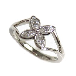 TIFFANY & Co. Tiffany Pt950 Platinum Victoria Diamond Ring, Diamond, Size 6.5, 3.1g, Women's