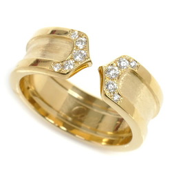 CARTIER K18YG Yellow Gold C2 Diamond Ring, Diamond, Size 8, 48, 6.5g, Women's