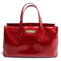 LOUIS VUITTON Wilshire PM Handbag Vernis Red M93642 Women's