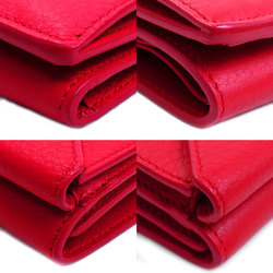 BALENCIAGA Paper Tri-fold Wallet Red 391446 DLQ0N 6254 Women's