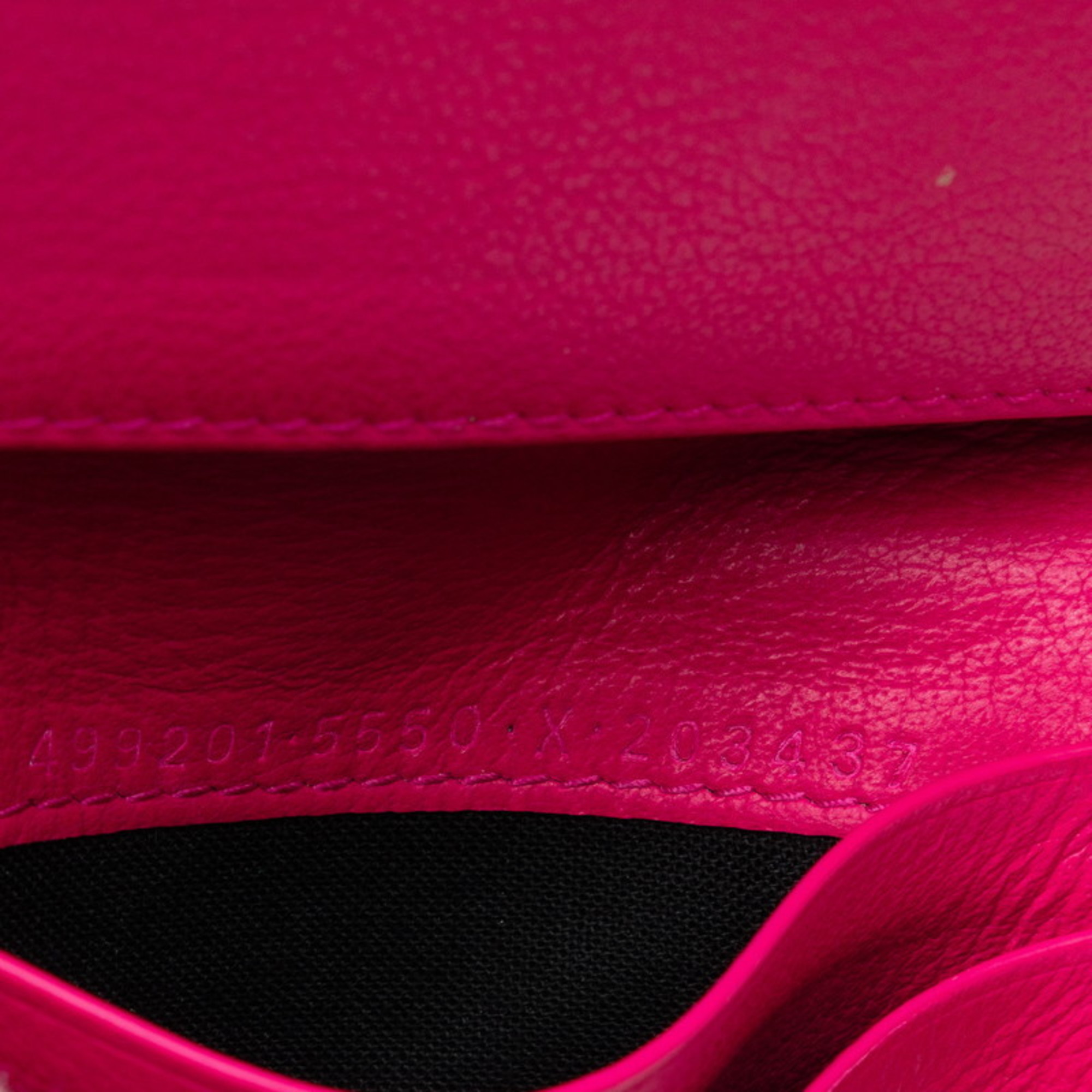 Balenciaga Card Case, Pass Business Holder 499201 Pink Leather Women's BALENCIAGA