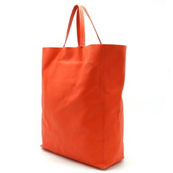 CELINE Cabas Vertical Tote Bag Leather Orange