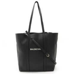 BALENCIAGA Everyday Tote XS Bag Shoulder Leather Black 551810