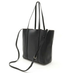 BALENCIAGA Everyday Tote XS Bag Shoulder Leather Black 551810