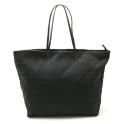 FENDI Zucchino pattern tote bag shoulder canvas leather black 8BH026