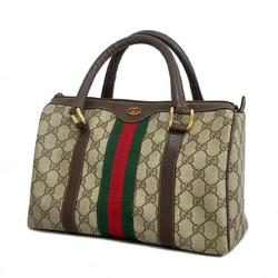Gucci Handbag GG Supreme Sherry Line 010378 Beige Women's