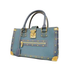 Louis Vuitton Handbag Suhali Fabulo M91813 Blue Ladies