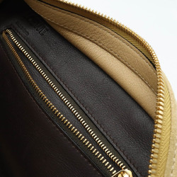 LOEWE Amazona 23 Anagram Handbag Boston Shoulder Bag Suede Leather Bicolor Beige Brown