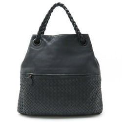 BOTTEGA VENETA Bottega Veneta Intrecciato Tote Bag Handbag Handle Leather Dark Gray