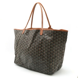 GOYARD Saint Louis GM Tote Bag, Large Tote, Shoulder PVC, Leather, Black, Brown, White, Pouch not included