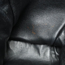 CELINE Luggage Micro Shopper Handbag Tote Bag Leather Black 167793