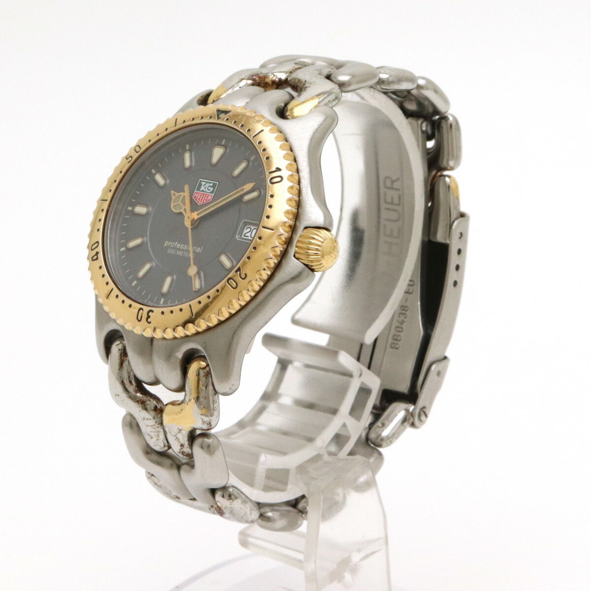 TAG Heuer Cell Series Professional Grey Dial SS GP Combi Boys Unisex Quartz Watch WG1220-KO