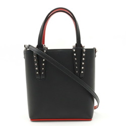 Christian Louboutin Kabata N/S Handbag Bag Shoulder Black Red 1215096