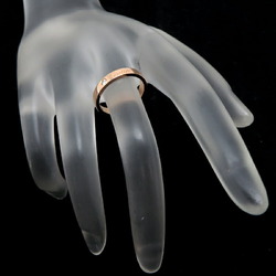 Cartier #49 0.03ct Diamond C de Ladies Ring B4086449 750 Pink Gold Size 9