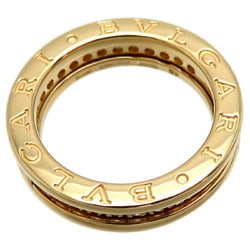 Bvlgari Bulgari #50 B.zero1 Diamond Women's Ring, 750 Yellow Gold, Size 9.5